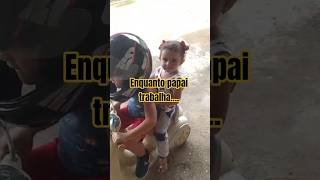 Entao papai trabalha. #construindoumsonho #obra #casa #motoristarodoviario #pedreiro #papai #family