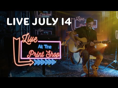 Josh Kelley - Live At The Print Shop Full Performance and Interview (Live)