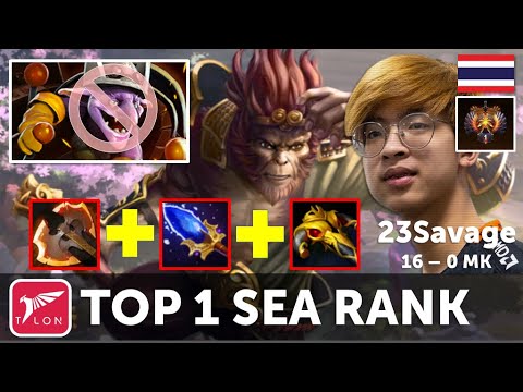 [Full] Top 1 Rank Safelane MK 13min Battle Fury Talon.23Savage Monkey King - Full Pro Dota Guide