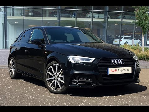 LE18FKN AUDI A3 TDI S LINE BLACK EDITION  , West London Audi