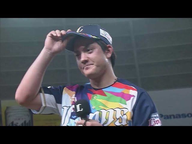 7/21 ライオンズ・與座投手 若獅子インタビュー