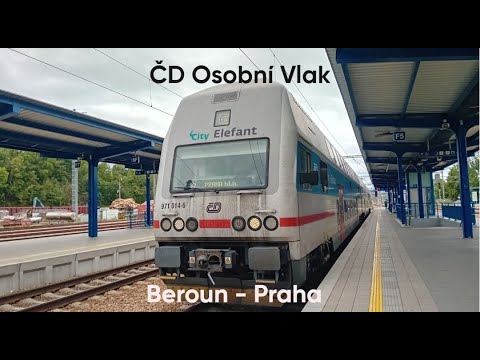 TRAIN REVIEW | ČD Osobní vlak | Beroun - Praha hl.n.