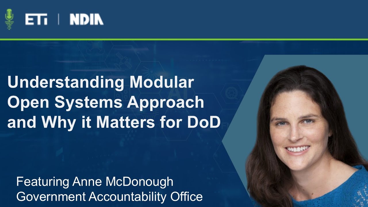 Understanding Modular Open Systems Approach and Why it Matters for DoD