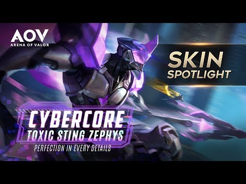 Perfection in every details! - Cybercore: Toxic Sting Zephys - Garena AOV