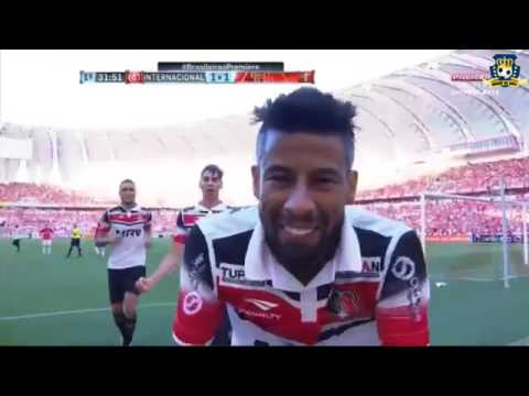 Gol de Léo Moura -  Internacional 1 x 1 Santa Cruz - 2016