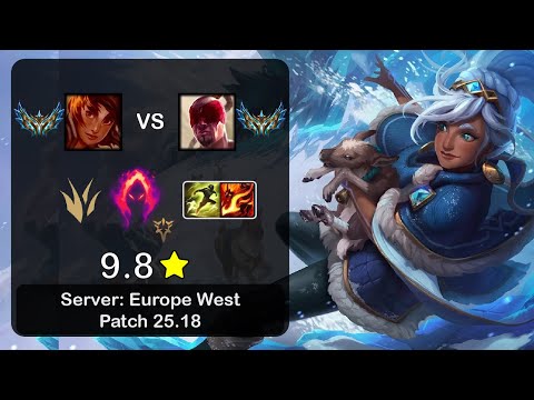 Taliyah Jungle vs Lee Sin - EUW Challenger - Patch 25.18