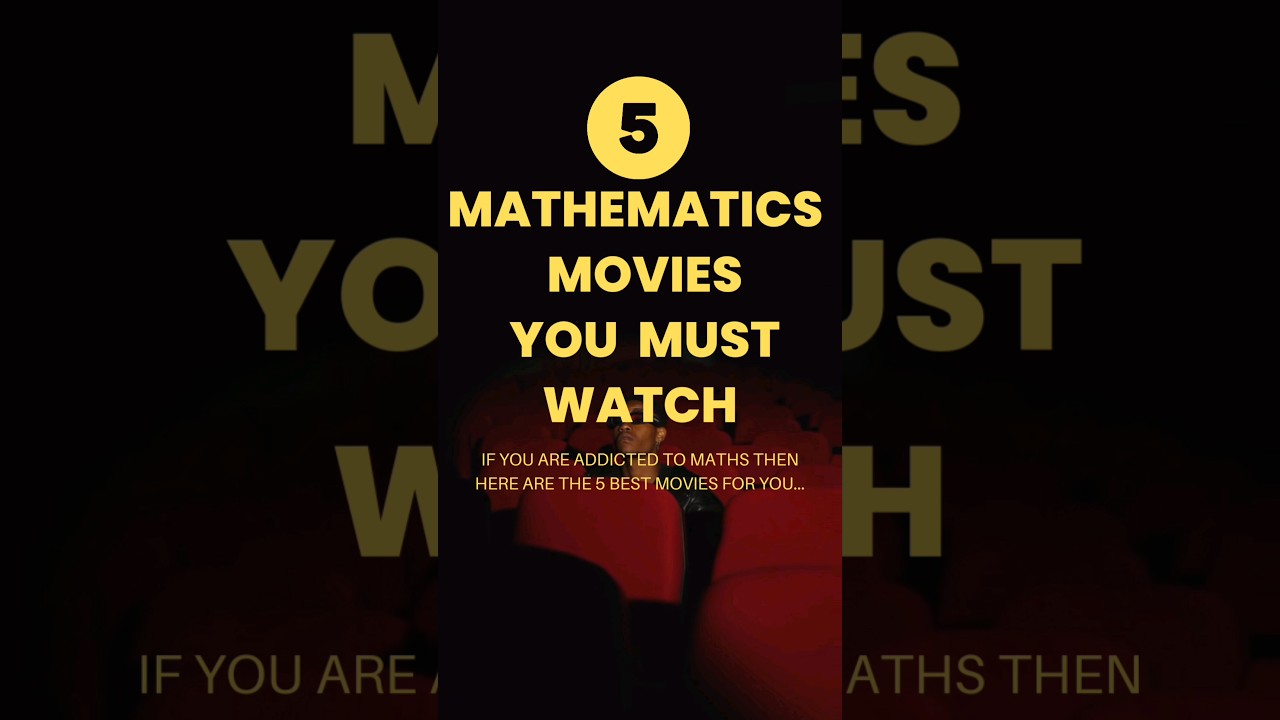 5 must watch movies for students of Mathematics #mathematics #movies #student