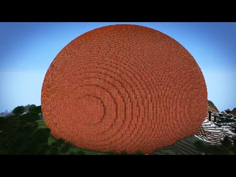 MINECRAFT 27,481,396 BLOCK TNT BALL EXPLOSION WITH AFTERMATH
