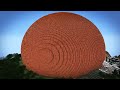 MINECRAFT 27 481 396 BLOCK TNT BALL WITH AFTERMATH