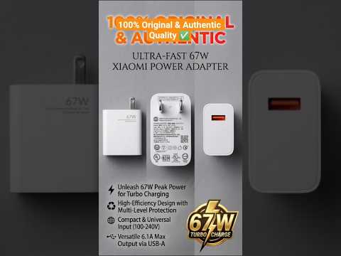 Xiaomi 67W Original Fast Charging Adapter