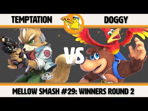 Mellow Mushroom SSBU #29 - Temptation (Fox) vs Doggy (Banjo) Smash Ultimate Winners Round 2
