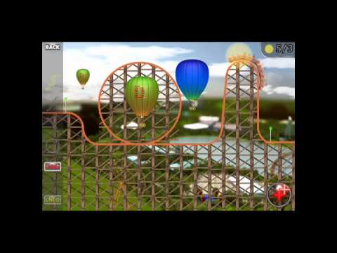 RollerCoaster Builder Travel 6-10 levels tutorial - YouTube