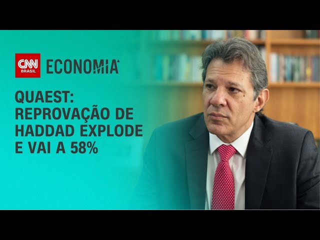 Reprovação de Haddad pelo mercado explode e vai a 58%, diz Quaest | CNN NOVO DIA