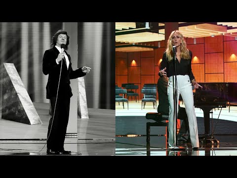 Daniel Diges imita a Camilo Sesto junto a Marta Sánchez en 'Perdóname' - Tu Cara Me Suena