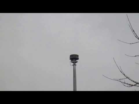 Hochmastsirene E-57 Niederkassel-Rheidt-Süd 2017 (Probealarm)