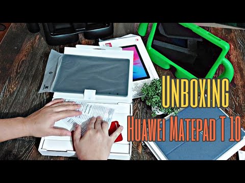 Unboxing HUAWEI MatePad T 10| Magandang pang Online class Module at pang games @LeonSilvaVlog