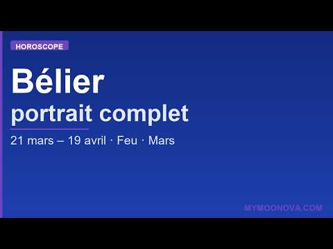 Portrait complet du signe Bélier