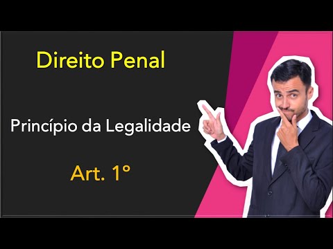 Criminal Law in Topics | Article 1 | Principle of Legality