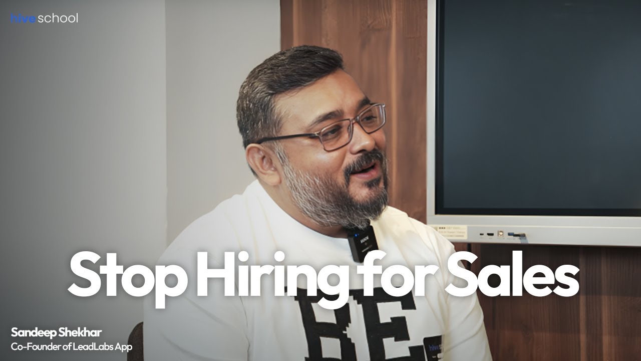 Sales remains the most rewarding careers | Sandeep Shekhar