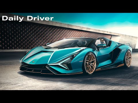 Thumbnail for Lamborghini Sian Roadster, Omega Car, Hagerty Hot List - Daily Driver by GAZ, Lamborghini, Sports car, video, Car, Vehicle, vide