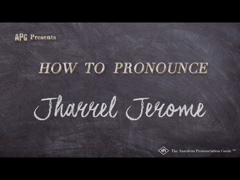 How to Pronounce Jharrel Jerome (Real Life Examples!)
