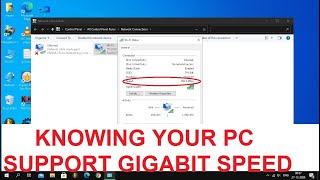 knowing PC Ethernet or LAPTOP WiFi  support Gigabit speed 1000 Mbps