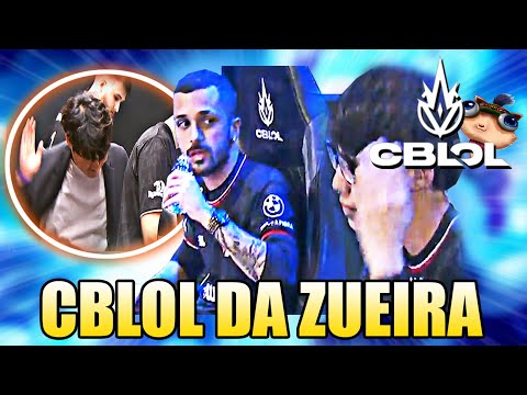 OLHAR DO DYNQUEDO E TAPÃO DO COACH - CBLOL DA ZUEIRA
