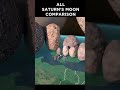 All Saturn’s Moon Comparison! 🪐🤯