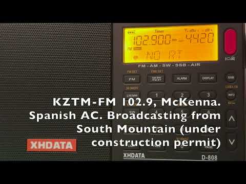 Seattle AM and FM Bandscan (March 2025)