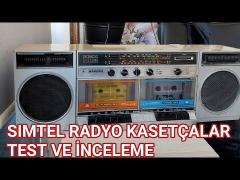 SİMTEL MODEL CPW-1988 STEREO  RADYO KASETÇALAR TEST VE İNCELEMELERİ KISA