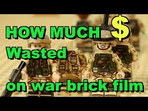 How mush $ wasted on my LEGO Iraq war animation?