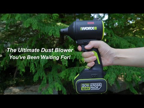 Dust Be Gone | Worx WU093 20V Brushless Dust Blower