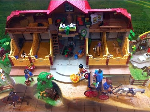 comment construire centre equestre playmobil