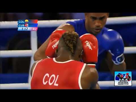 16) 75kg Jorge Luis VIVAS PALACIOS (COL) 0-5 ante Arlen LOPEZ CARDONA (CUB) - Round de 16
