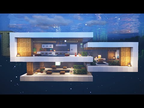 Minecraft UnderWater House Build Tutorial (#22)