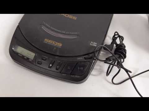 Koss CDP402 "Super Slim" Portable Compact Disk CD Player w/Accessories - 1993 Black image 14