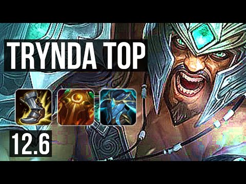TRYNDAMERE vs AKALI (TOP) | 6 solo kills | EUW Diamond | 12.6