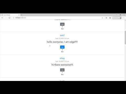 Social Networking app in Django