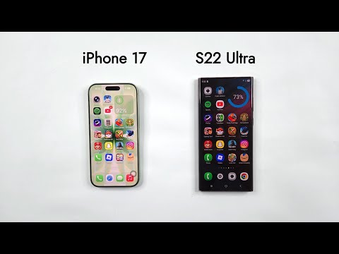 iPhone 17 vs Samsung S22 Ultra - Speed Test 