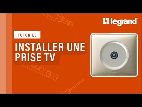 Comment installer une prise TV Céliane™ de Legrand ?