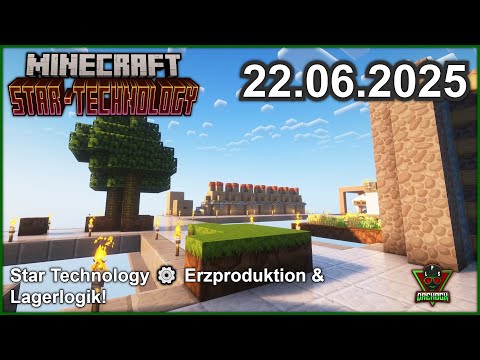 Star Technology ⚙️ Erzproduktion & Lagerlogik!#Minecraft #StarTechnology #Daekock #Twitch #Streaming