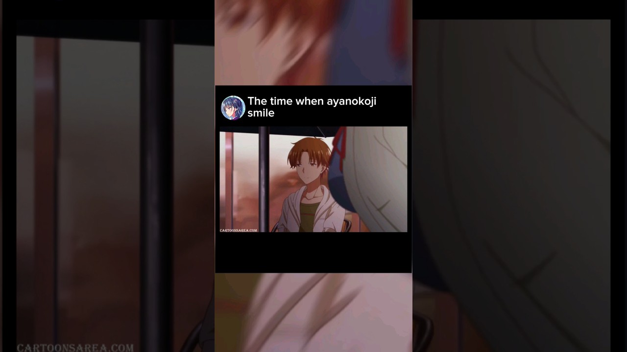 FIRST TIME WHEN AYANOKOJI SMILE! #shorts