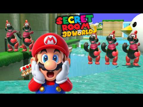 SISTER PLAYS Plessie's Secret Room Funny Super Mario 3D World TROLL LEVEL