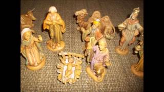 Vintage FONTANINI NATIVITY SET Depose Italy