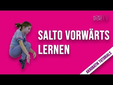 Salto vorwärts lernen | Boden & Minitrampolin | Akrobatik Tutorials | AcroSportTV