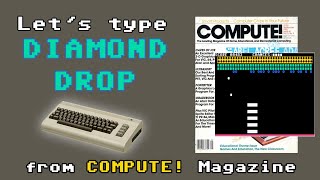 Let's Type Diamond Drop from COMPUTE! Magazine - Commodore 64 - Issue 40, September 1983