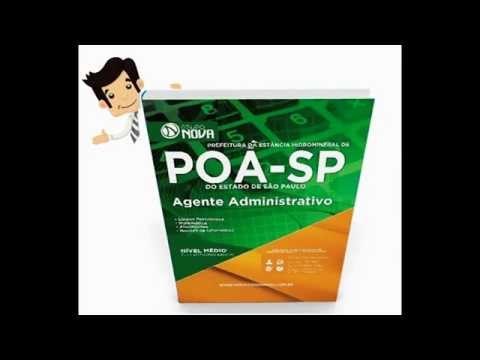 Apostila Concurso Poá 2015 - Agente Administrativo