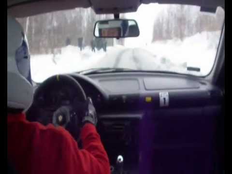 BMW onboard rajd zimowy Bukowa 2012 Bartek Sacha