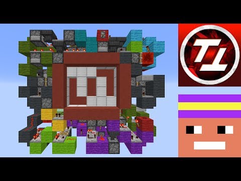 [Showcase] World's Smallest TangoTek Door (old-school redstone, 1.5-1.15)