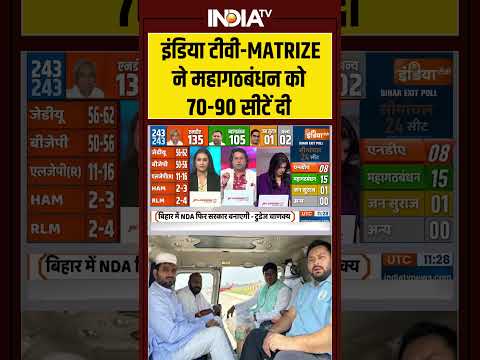 Matrize Bihar Exit Poll 2025 — NDA Government